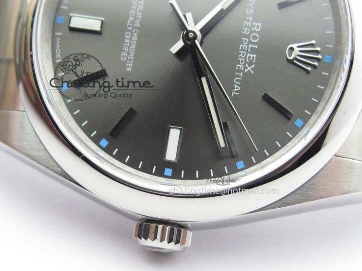 Perpetual 39mm Oyster Bracelet 114300 1:1 SS Best SA3132 Gray JF On Edition Dial 0306